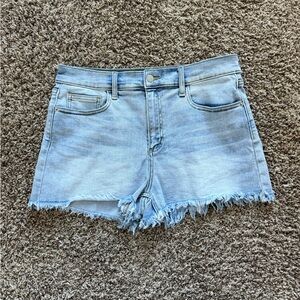 Altar’d State Light Wash Denim Shorts
